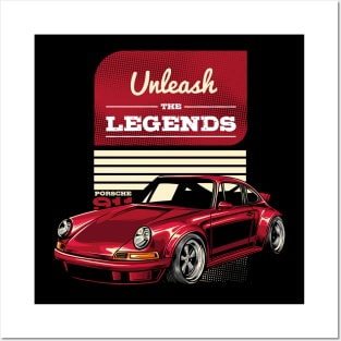 The Red 911 Posters and Art